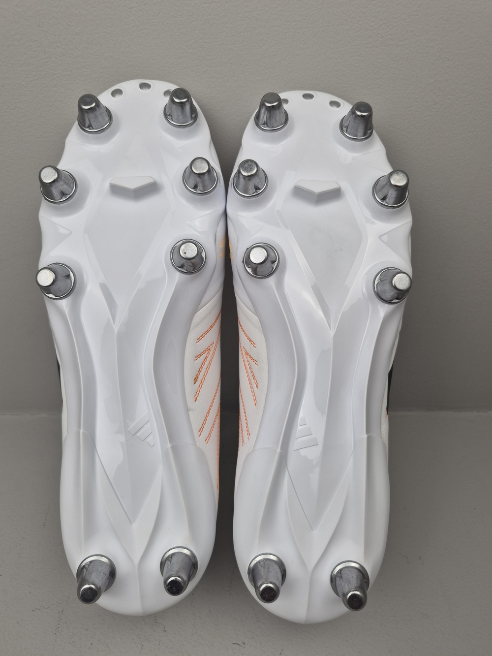 adidas Kakari Elite SG Mens Size 12 Soft Ground Rugby White Cleats JP8800 New - Picture 9 of 10